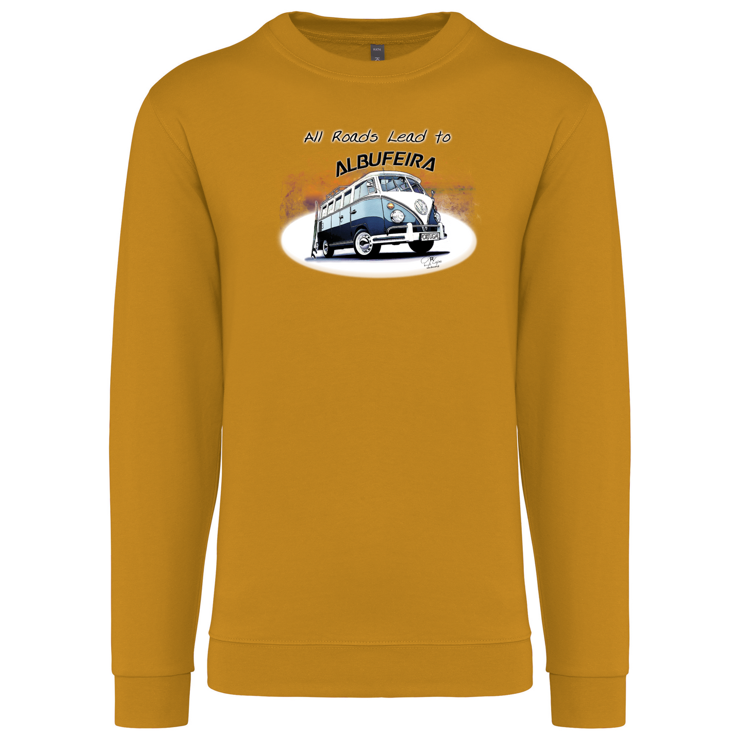 Sweatshirt Kariban sem Capuz All Roads Lead to Albufeira