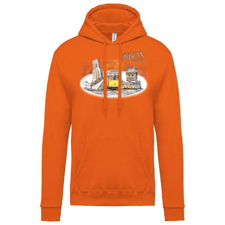 Sweatshirt Kariban com Capuz Monumentos Belém