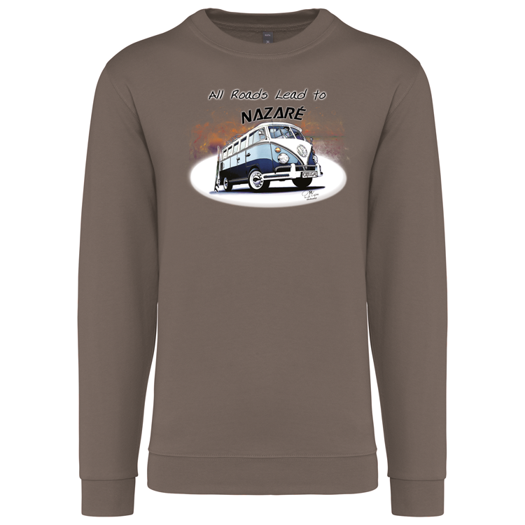 Sweatshirt Kariban sem Capuz All Roads Lead to Nazaré