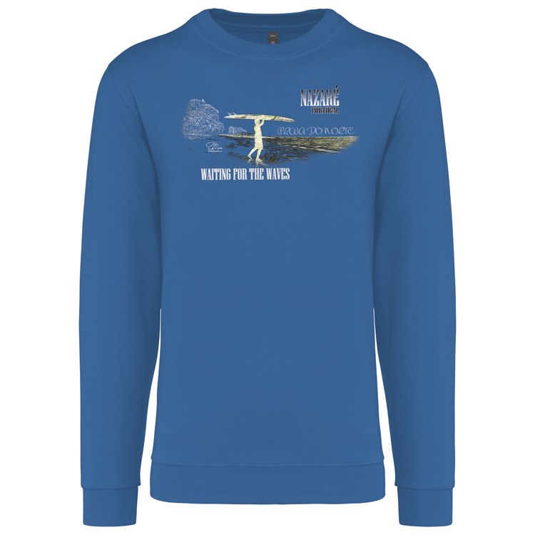 Sweatshirt Kariban sem Capuz Praia do Norte