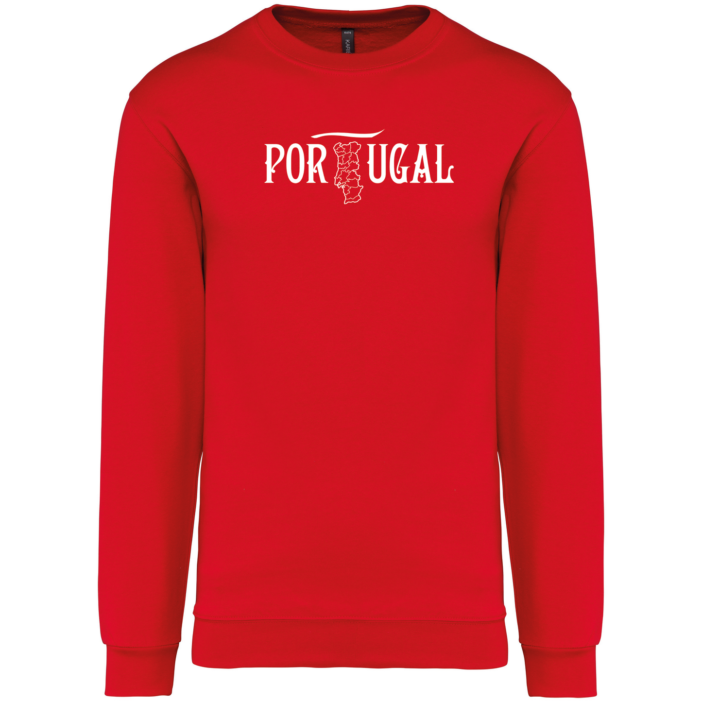 Sweatshirt Kariban sem Capuz Mapa de Portugal