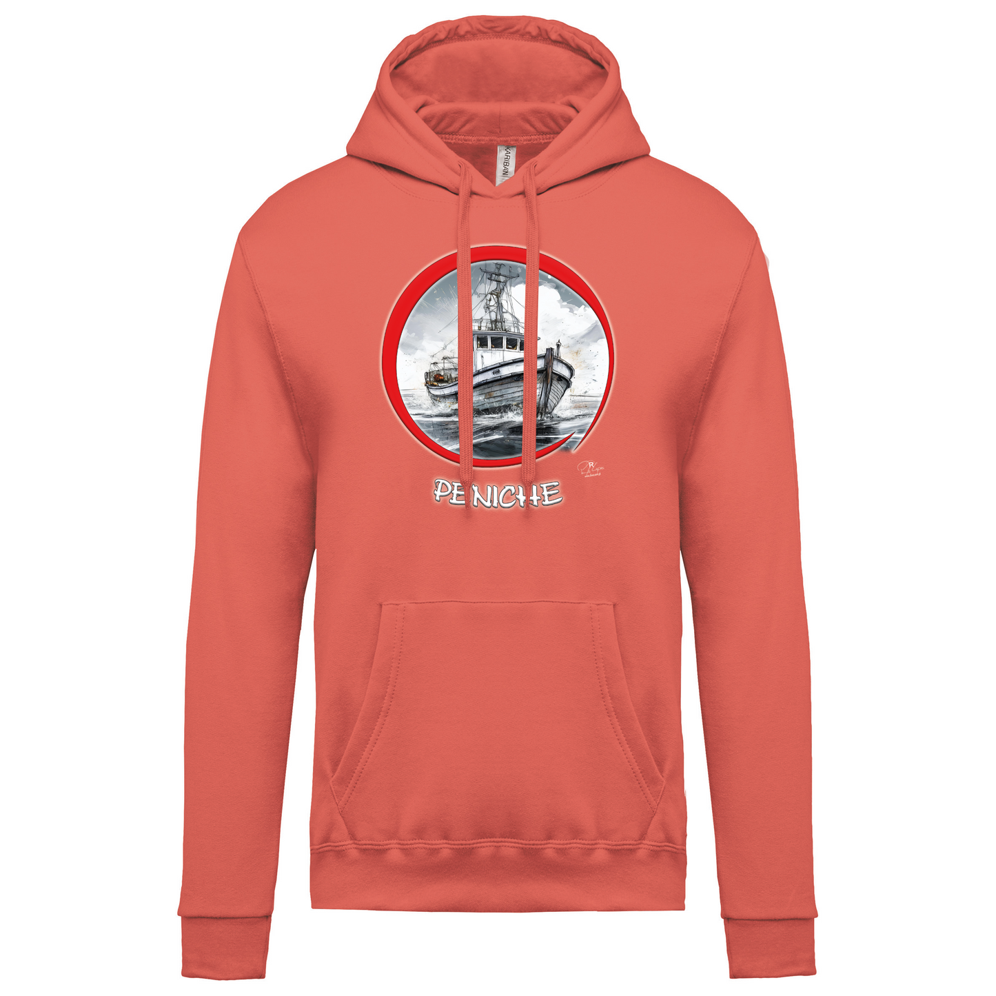 Sweatshirt Kariban com Capuz Traineira Peniche
