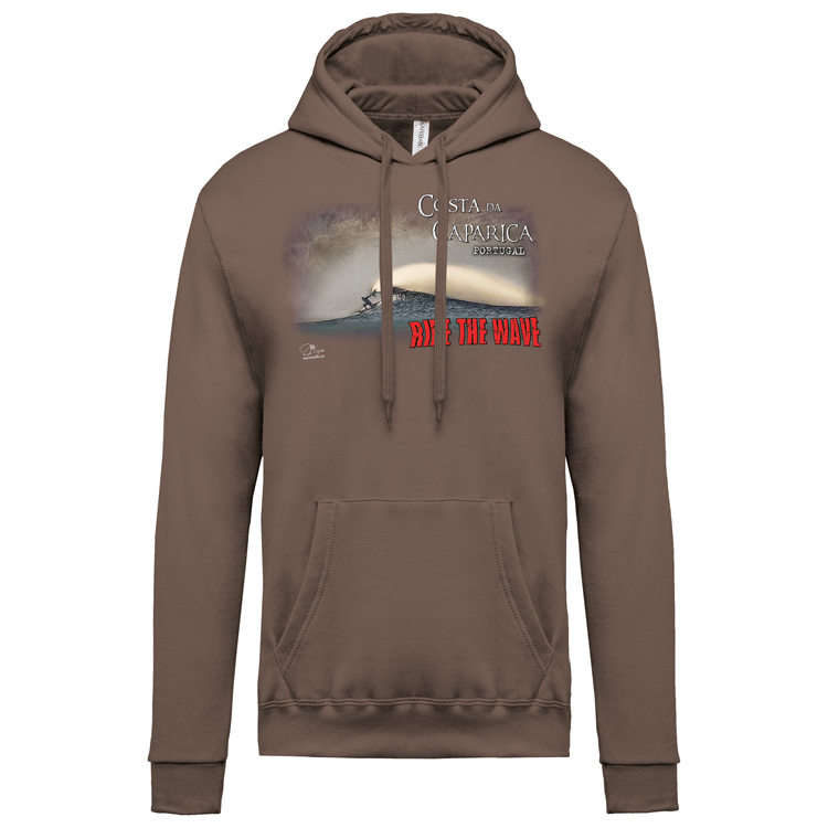 Sweatshirt Kariban com Capuz Ride the Wave Caparica