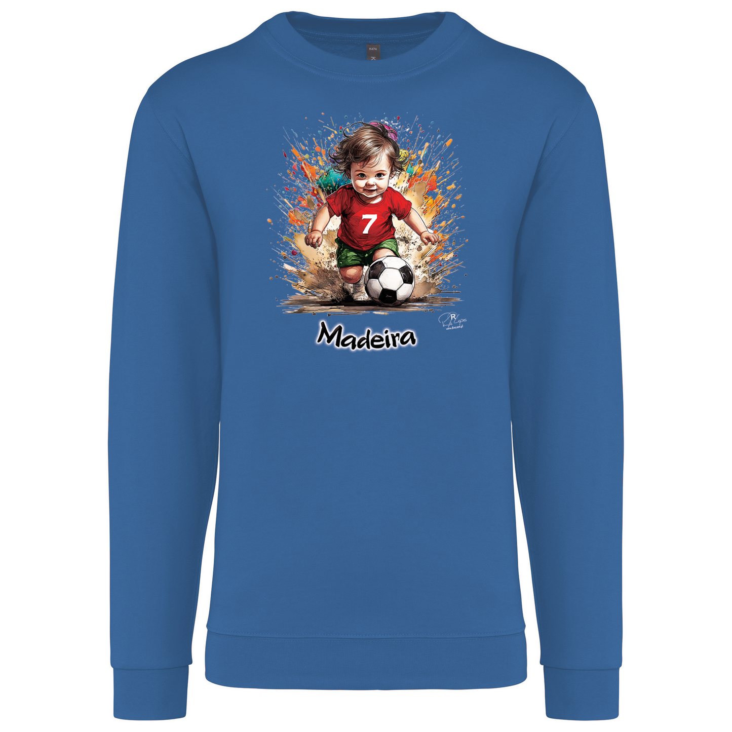 Sweatshirt Kariban sem Capuz 7 Madeira