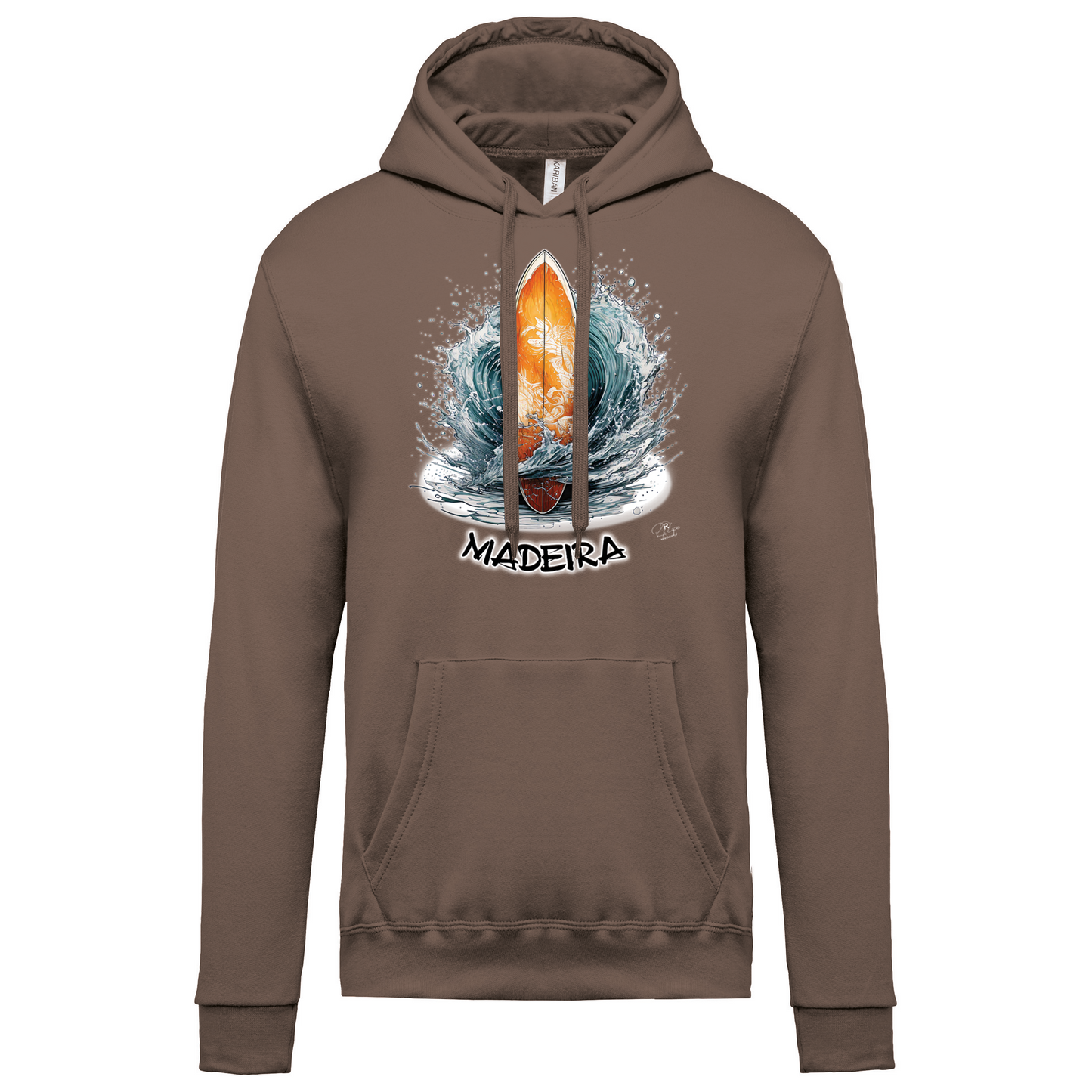 Sweatshirt Kariban com Capuz Prancha Madeira