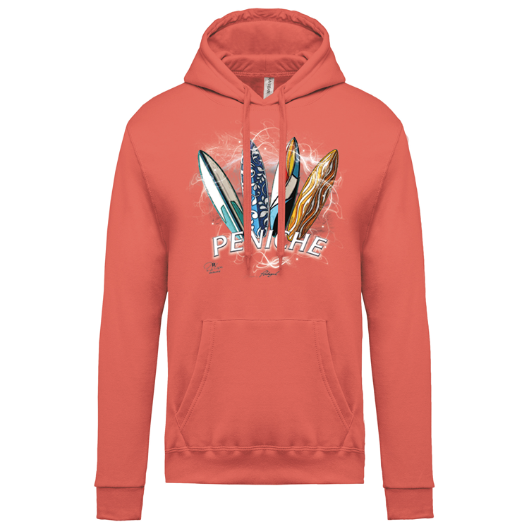 Sweatshirt Kariban com Capuz Surfboards Peniche