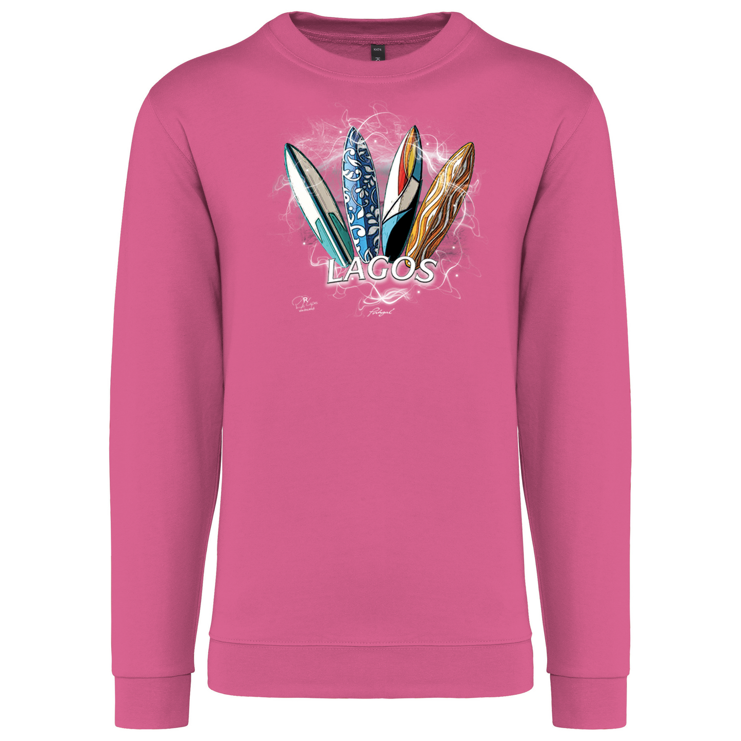 Sweatshirt Kariban sem Capuz Surfboards Lagos