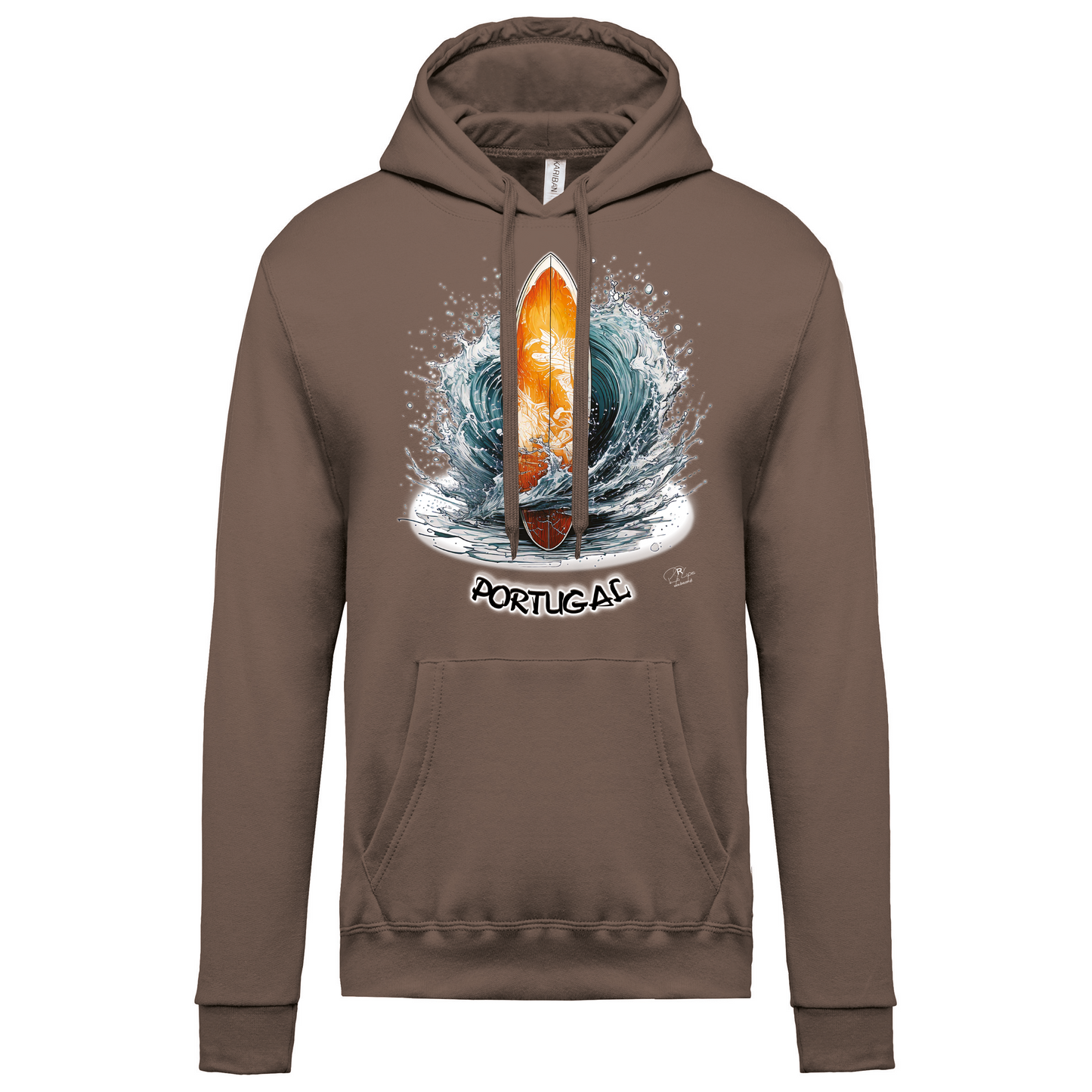Sweatshirt Kariban com Capuz Prancha Portugal