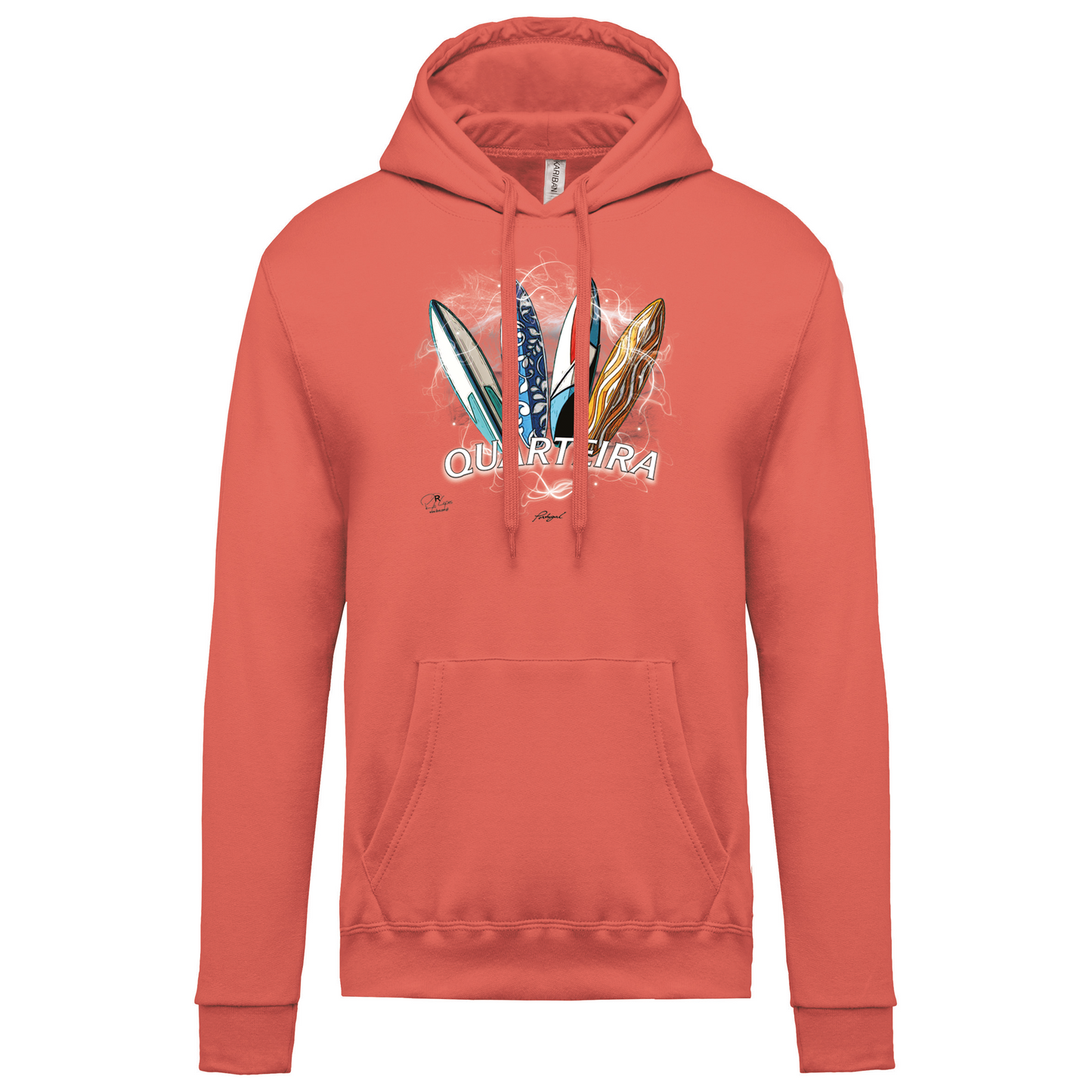 Sweatshirt Kariban com Capuz Surfboards Quarteira