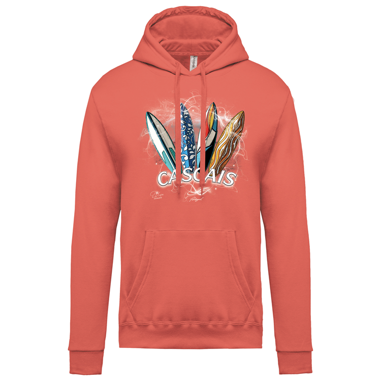 Sweatshirt Kariban com Capuz Surfboards Cascais