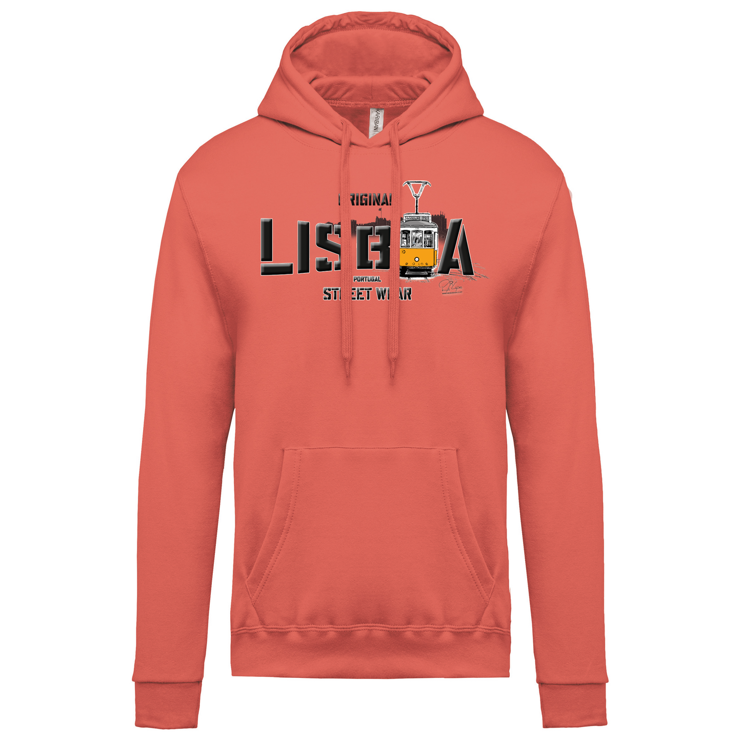 Sweatshirt Kariban com Capuz Original Lisboa