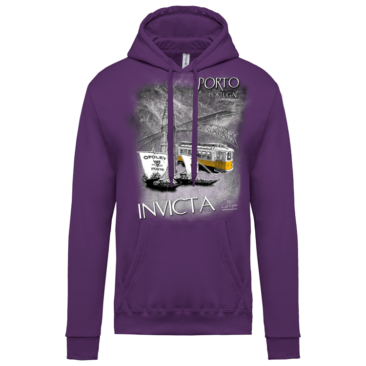 Sweatshirt Kariban com Capuz Invicta