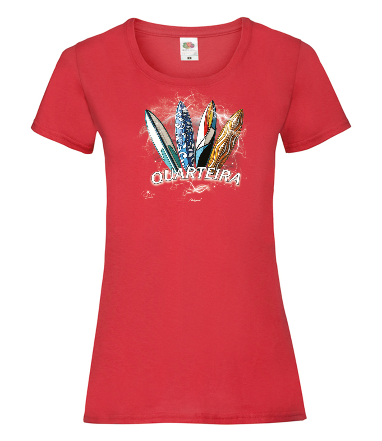 T-shirt Senhora Surfboards Quarteira