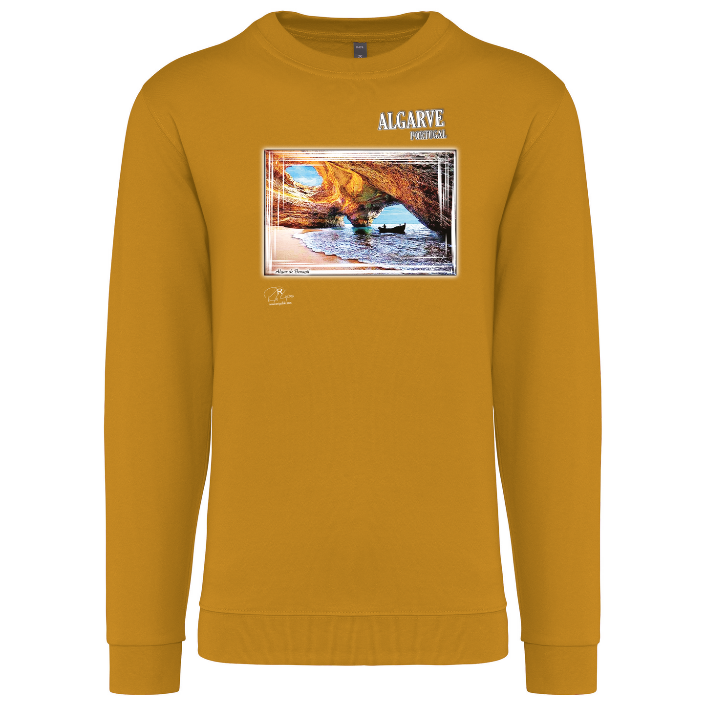 Sweatshirt Kariban sem Capuz Algar de Benagil