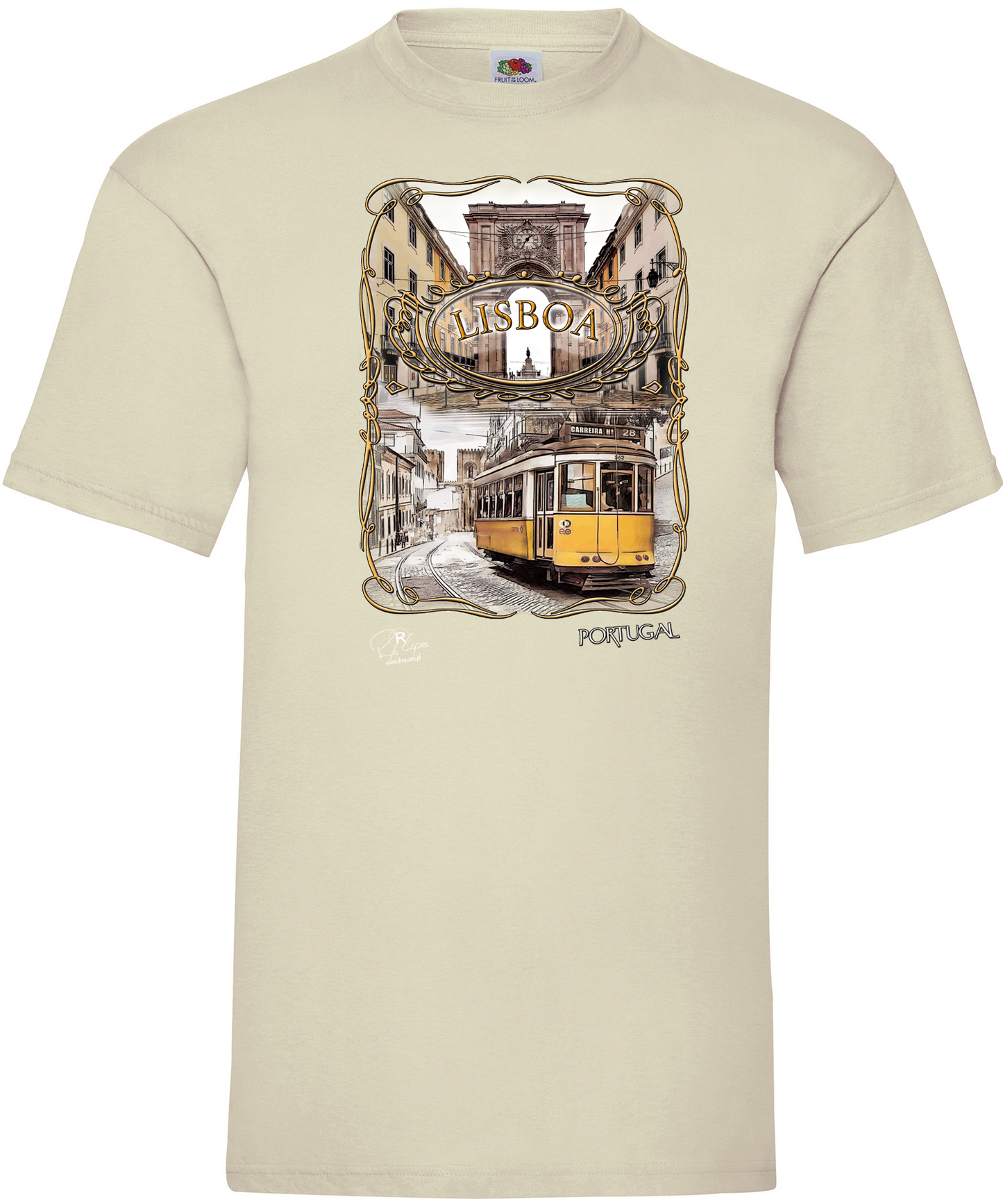 T-shirt Gold