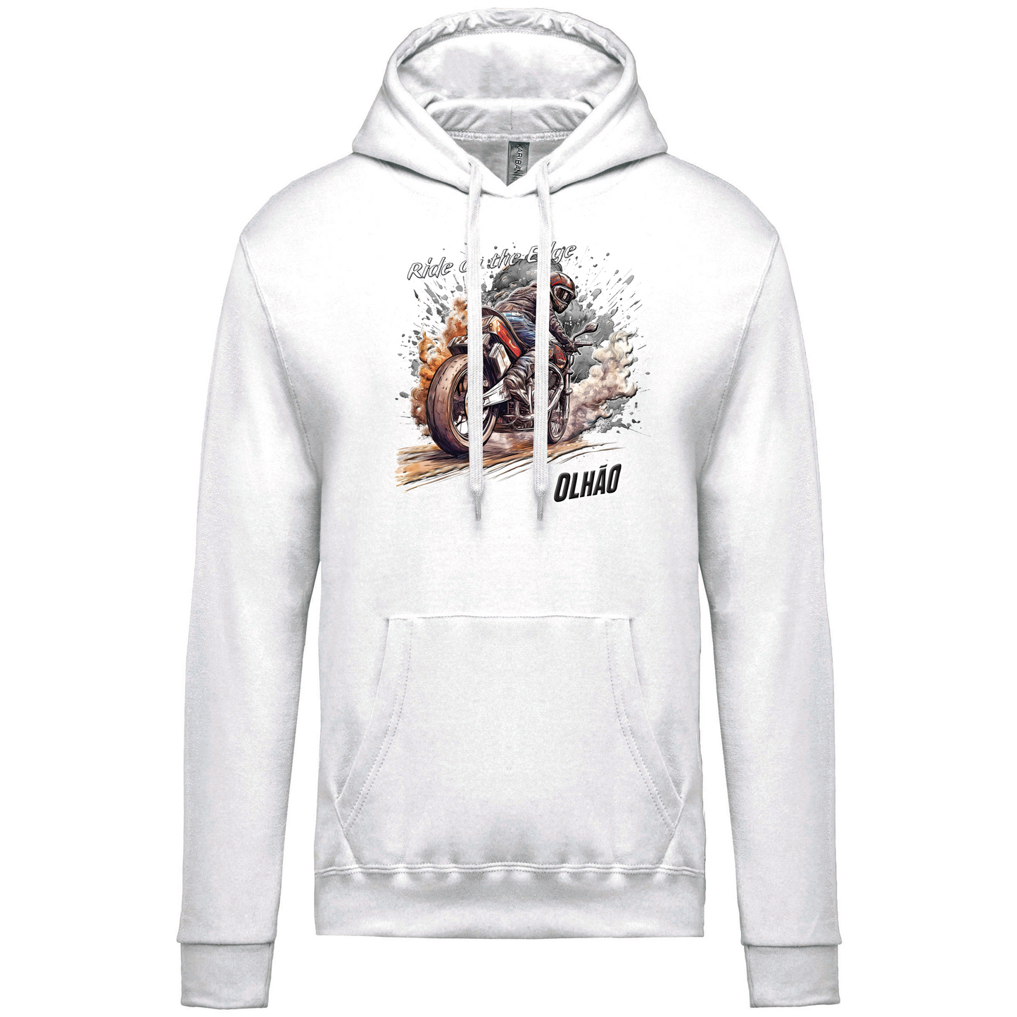 Sweatshirt Kariban com Capuz Ride on the Edge Olhão