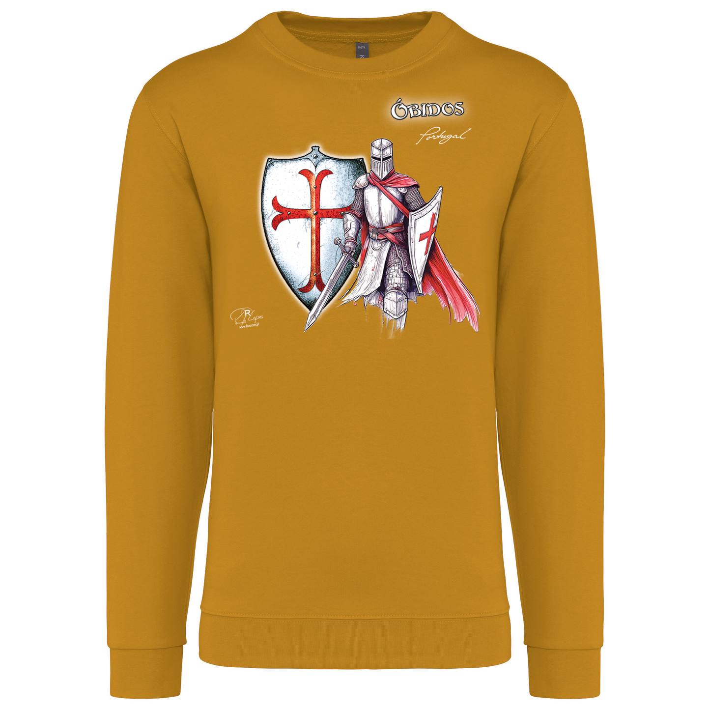 Sweatshirt Kariban sem Capuz Templário Óbidos
