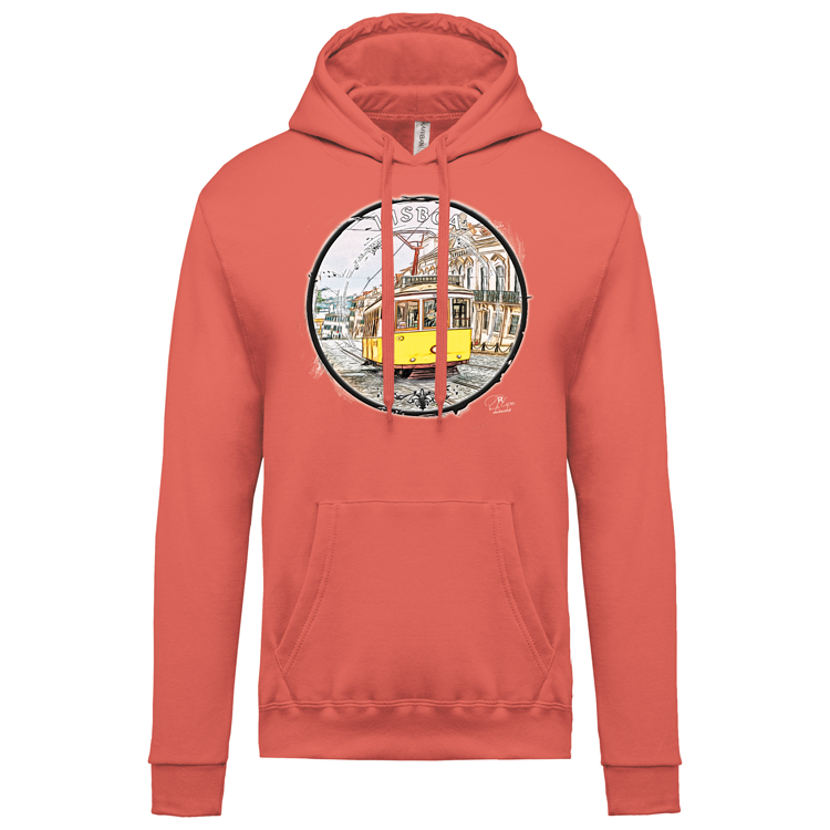 Sweatshirt Kariban com Capuz Calçada do Combro