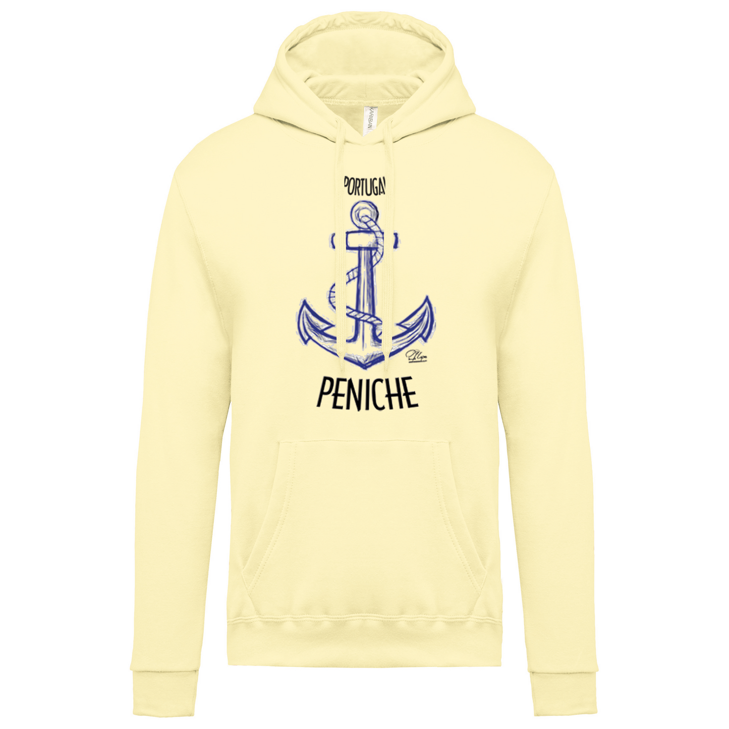Sweatshirt Kariban com Capuz Âncora Peniche