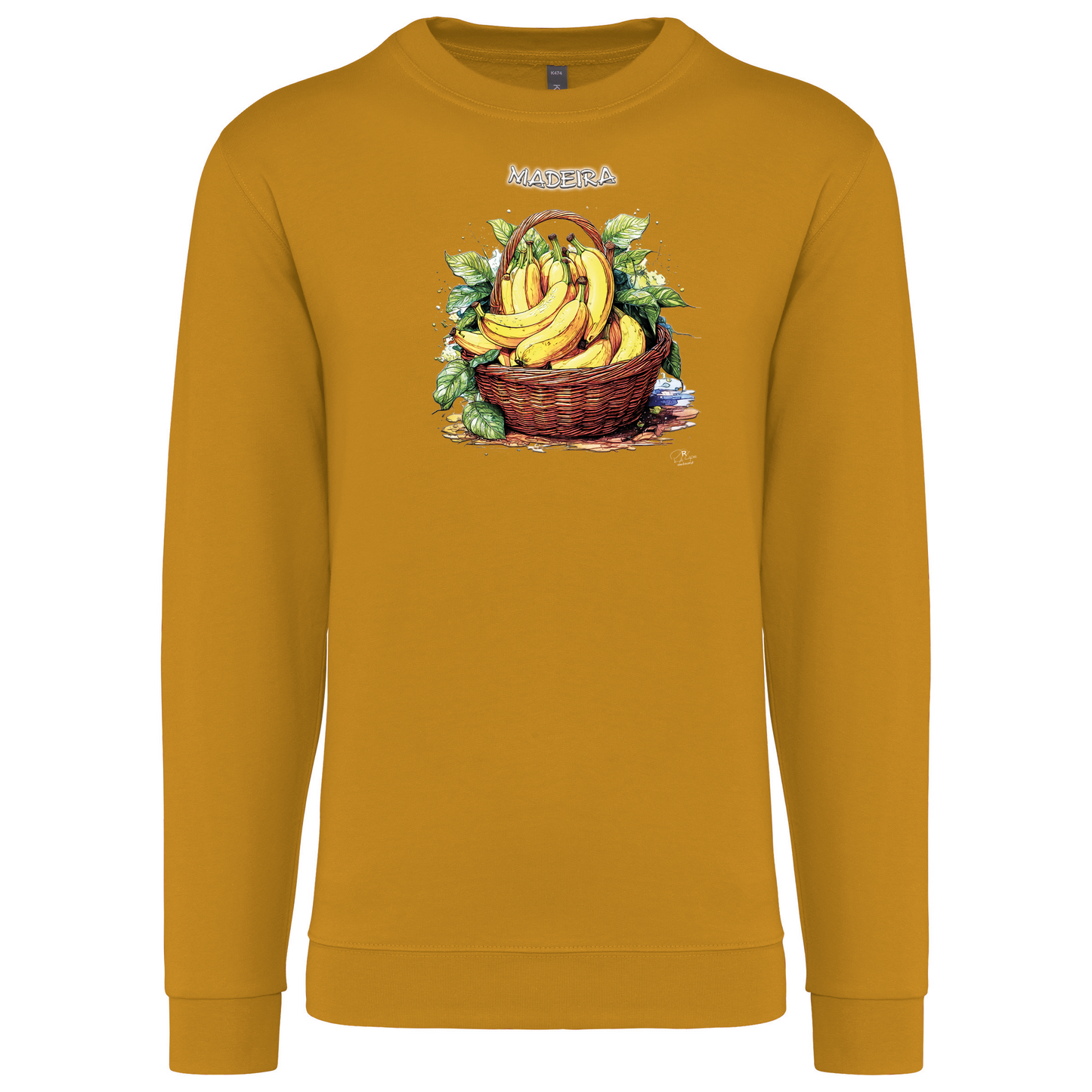 Sweatshirt Kariban sem Capuz Cesto Bananas