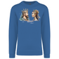 Sweatshirt Kariban sem Capuz King and Queen Óbidos