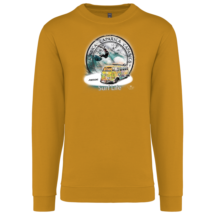 Sweatshirt Kariban sem Capuz Surf Life Caparica