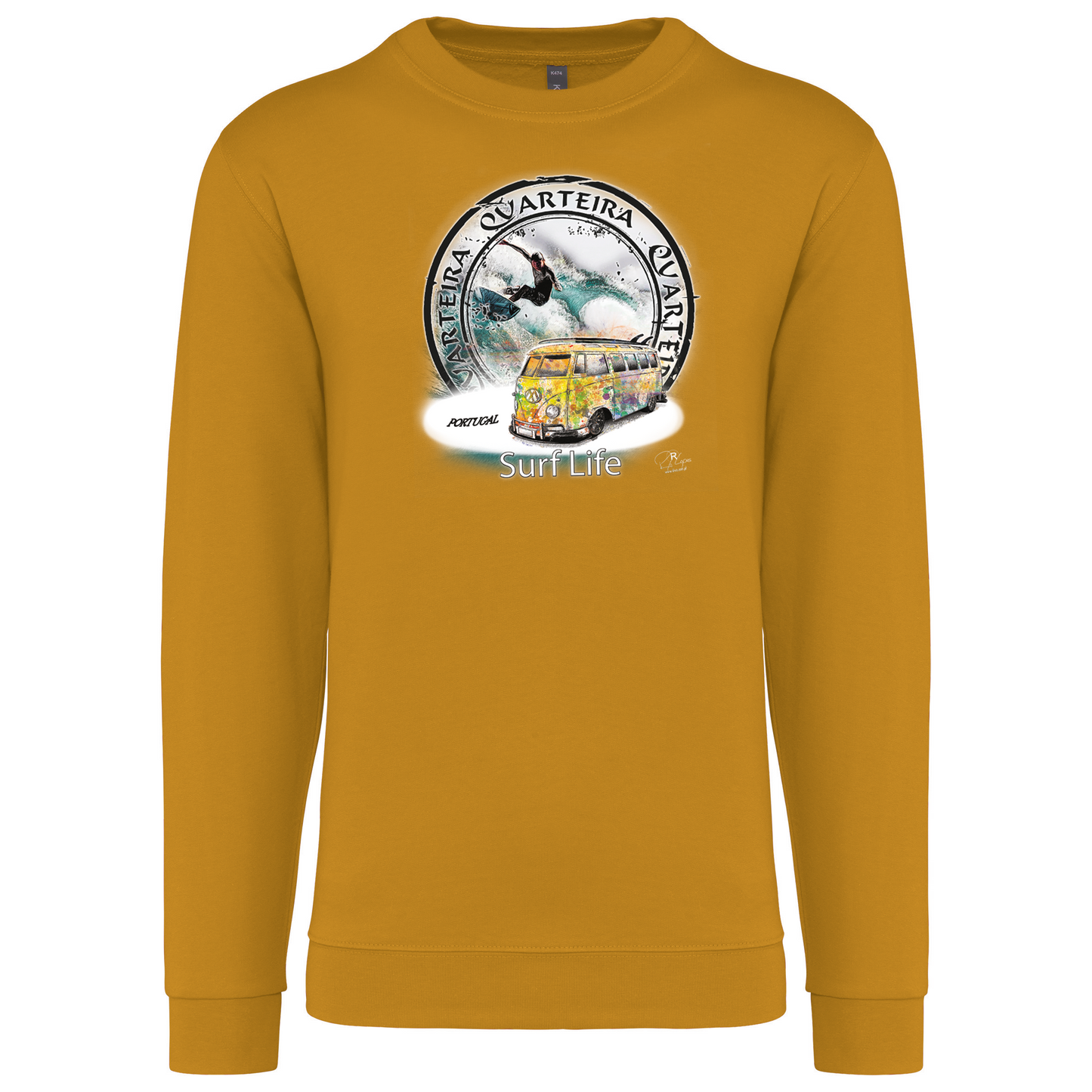 Sweatshirt Kariban sem Capuz Surf Life Quarteira