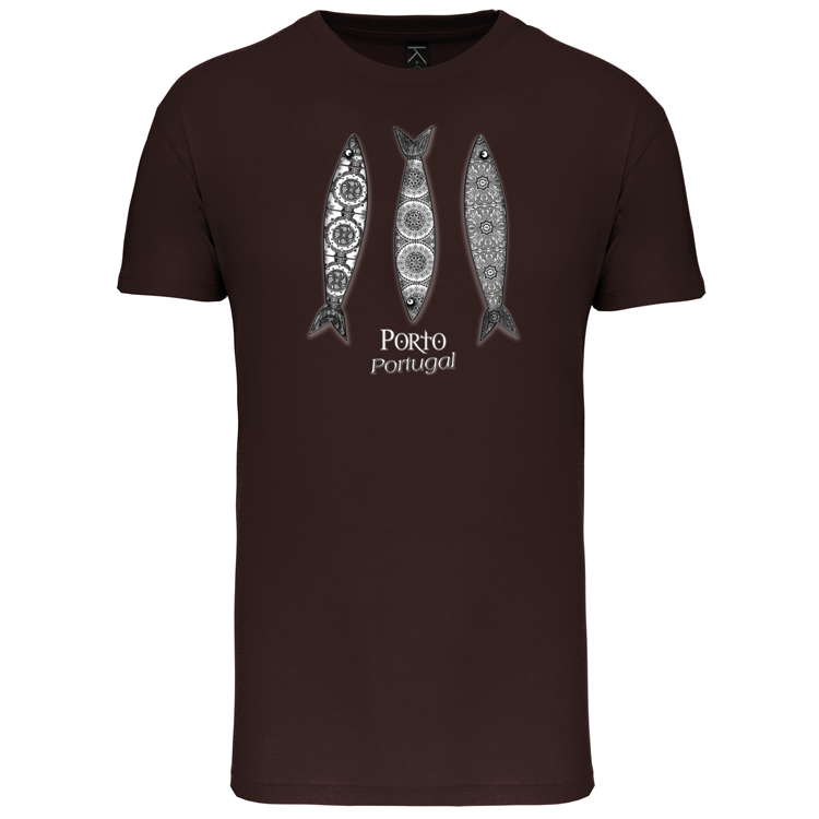 T-Shirt Algodão Biológico 3 Sardinhas Porto
