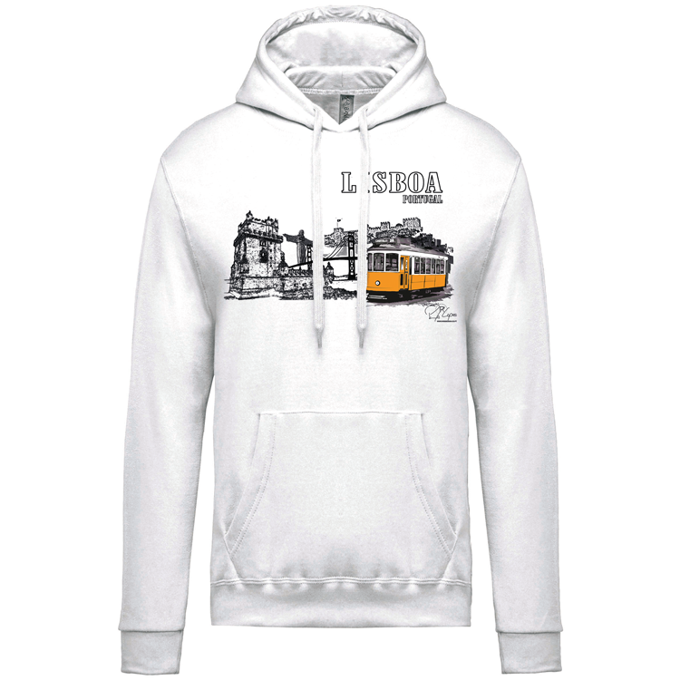 Sweatshirt Kariban com Capuz Monumentos Lx