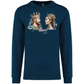 Sweatshirt Kariban sem Capuz King and Queen Óbidos