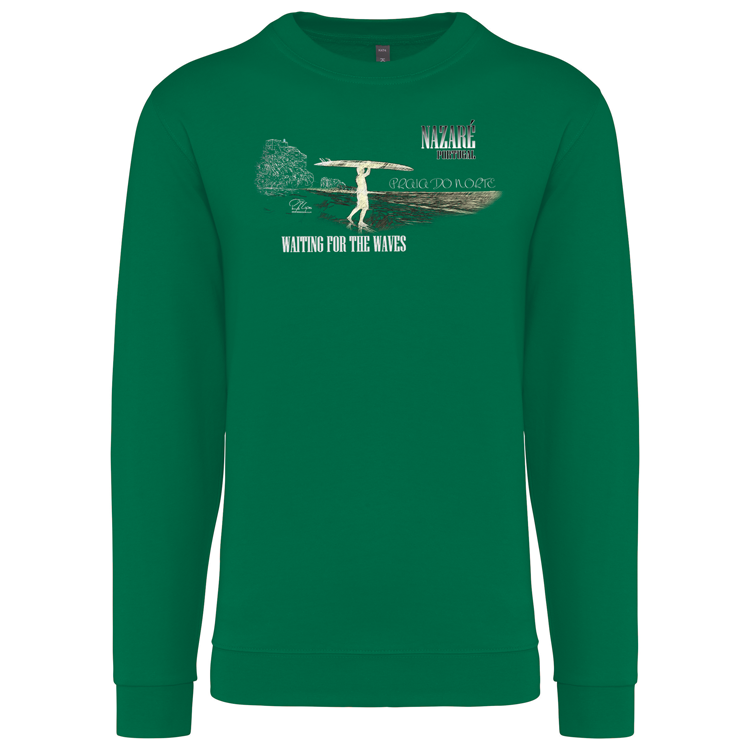 Sweatshirt Kariban sem Capuz Praia do Norte