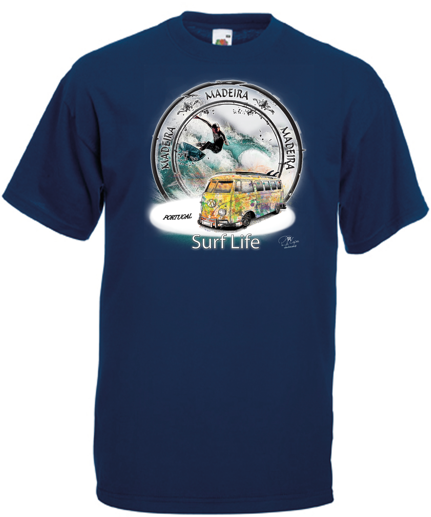 T-shirt Surf Life Madeira
