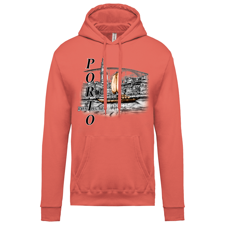 Sweatshirt Kariban com Capuz Ribeira
