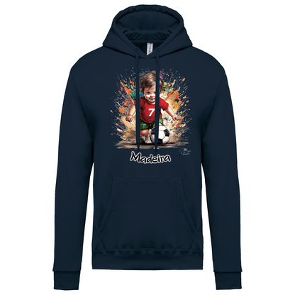 Sweatshirt Kariban com Capuz 7 Madeira