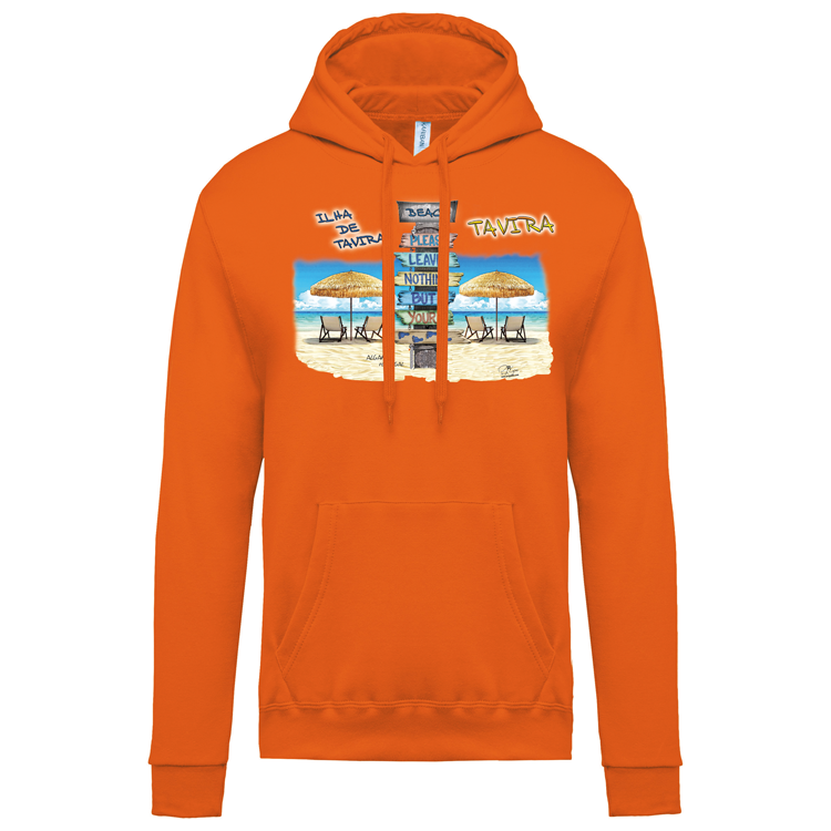 Sweatshirt Kariban com Capuz Pegadas Tavira