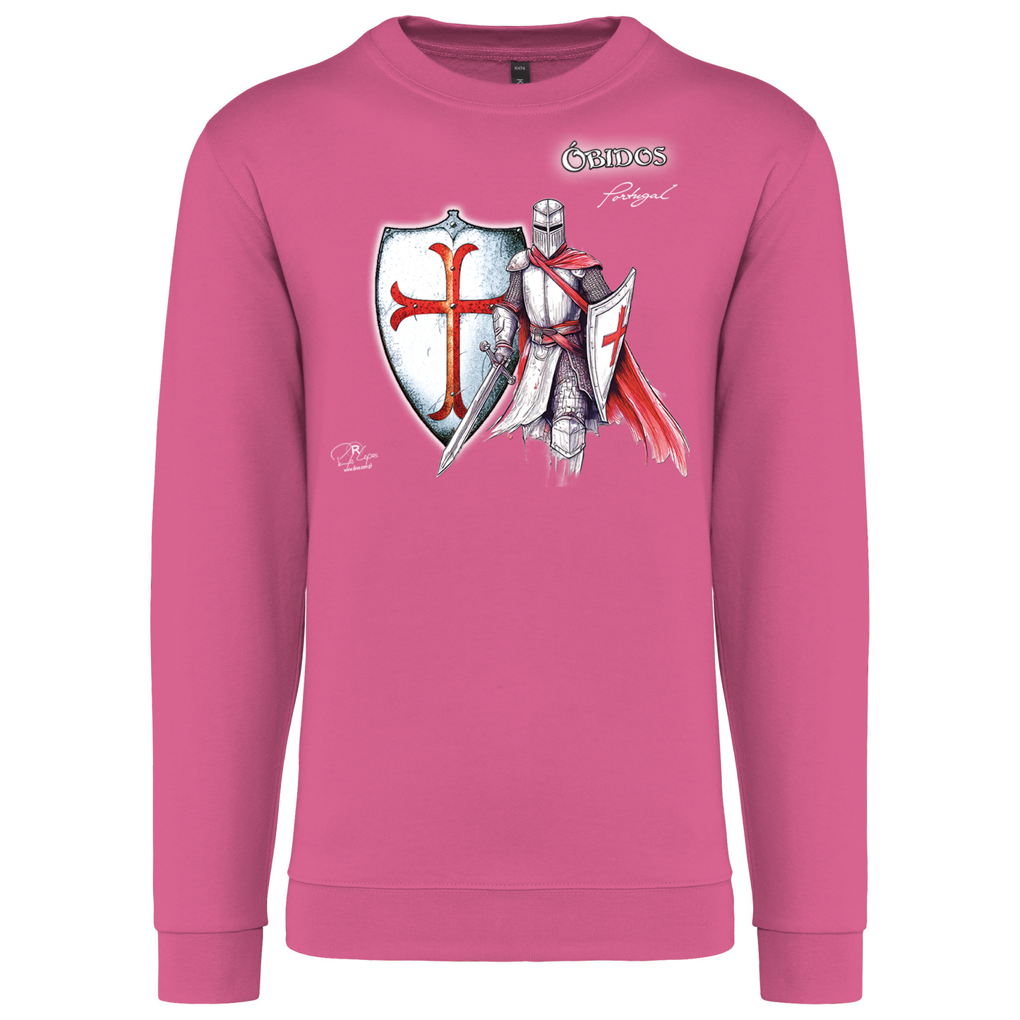 Sweatshirt Kariban sem Capuz Templário Óbidos