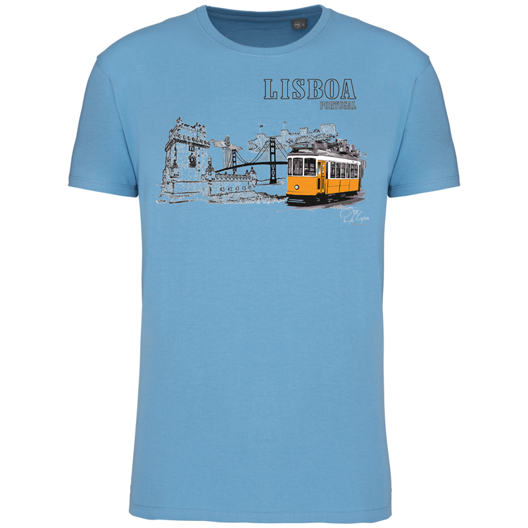 T-Shirt Algodão Biológico Monumentos Lisboa