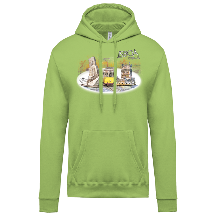 Sweatshirt Kariban com Capuz Monumentos Belém