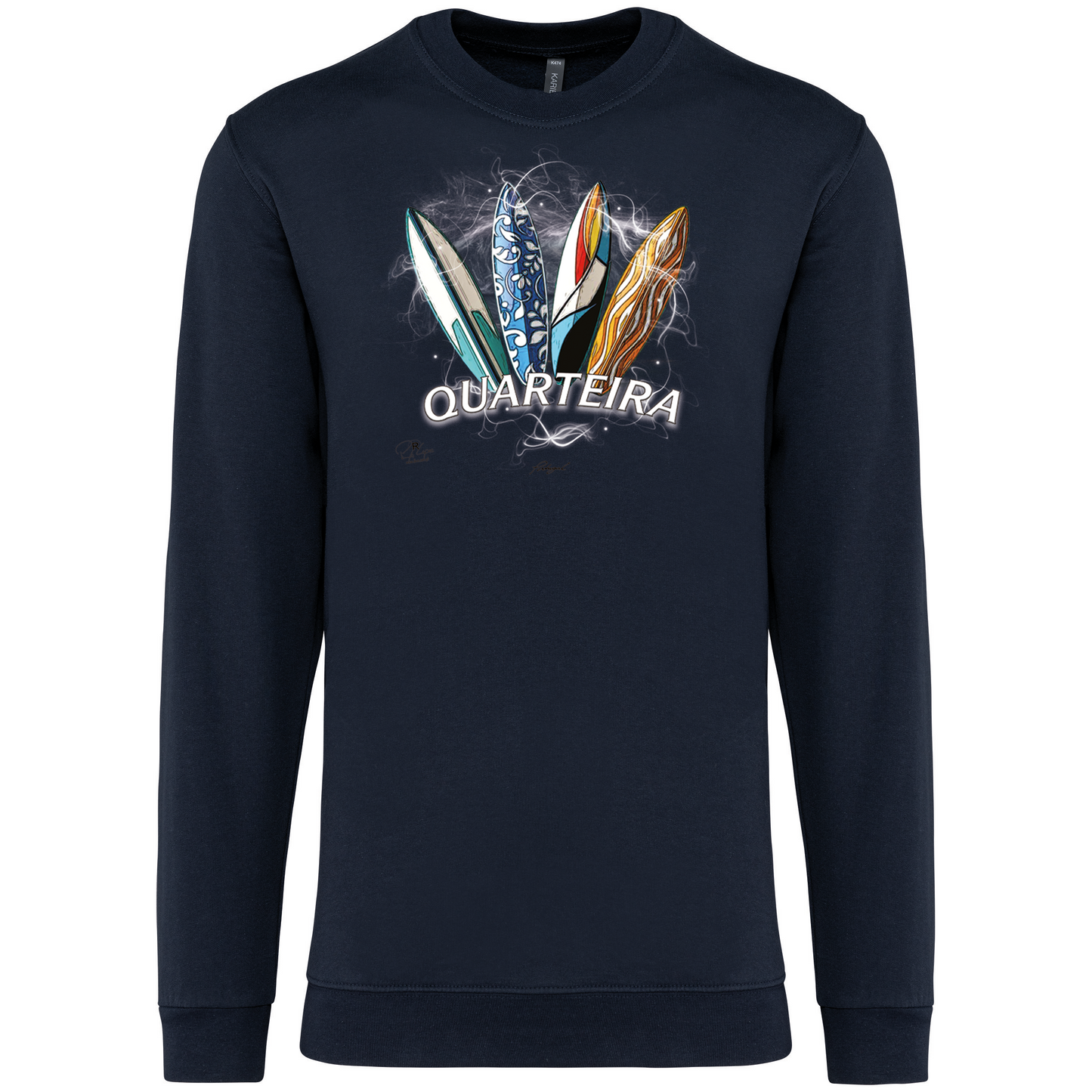 Sweatshirt Kariban sem Capuz Surfboards Quarteira