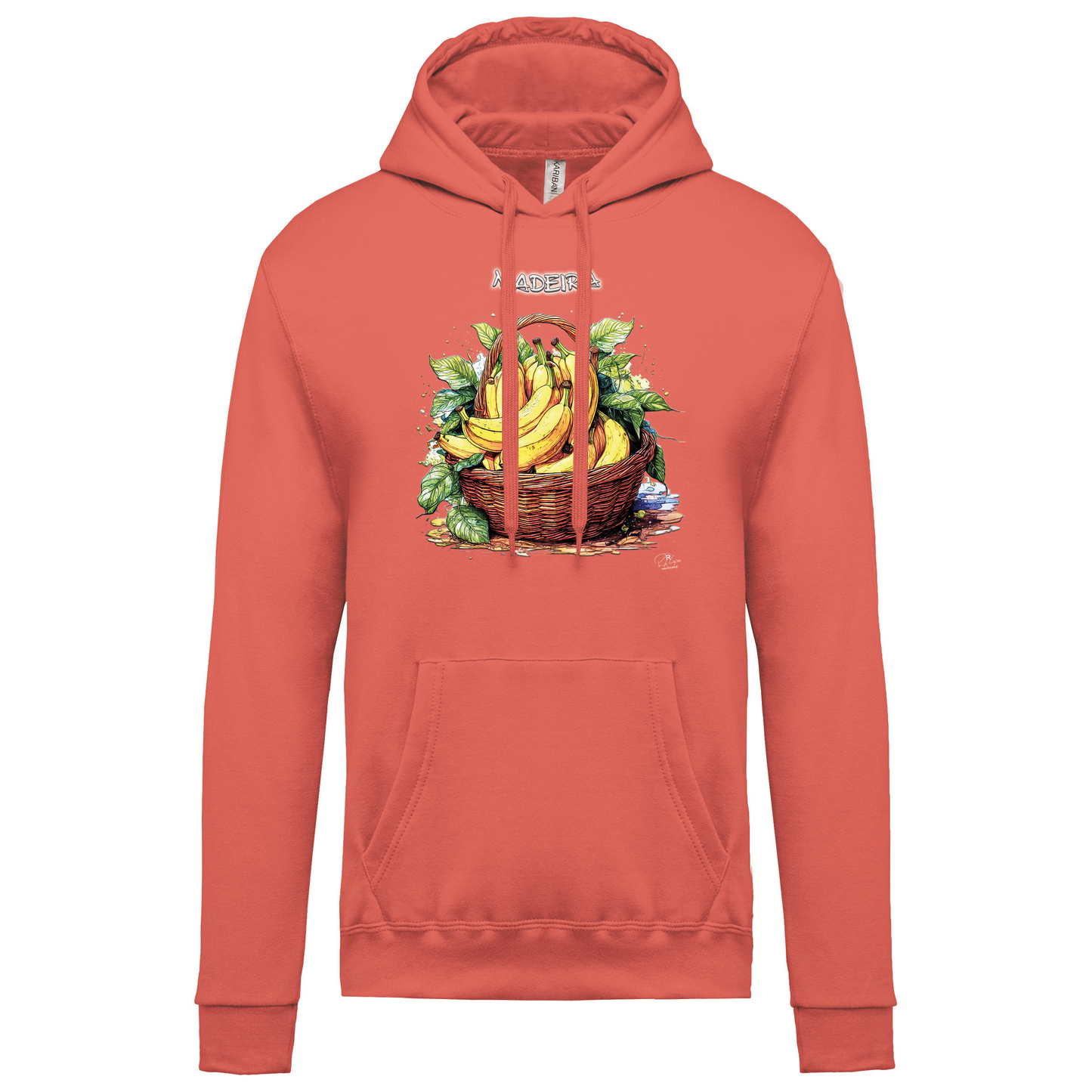 Sweatshirt Kariban com Capuz Cesto Bananas