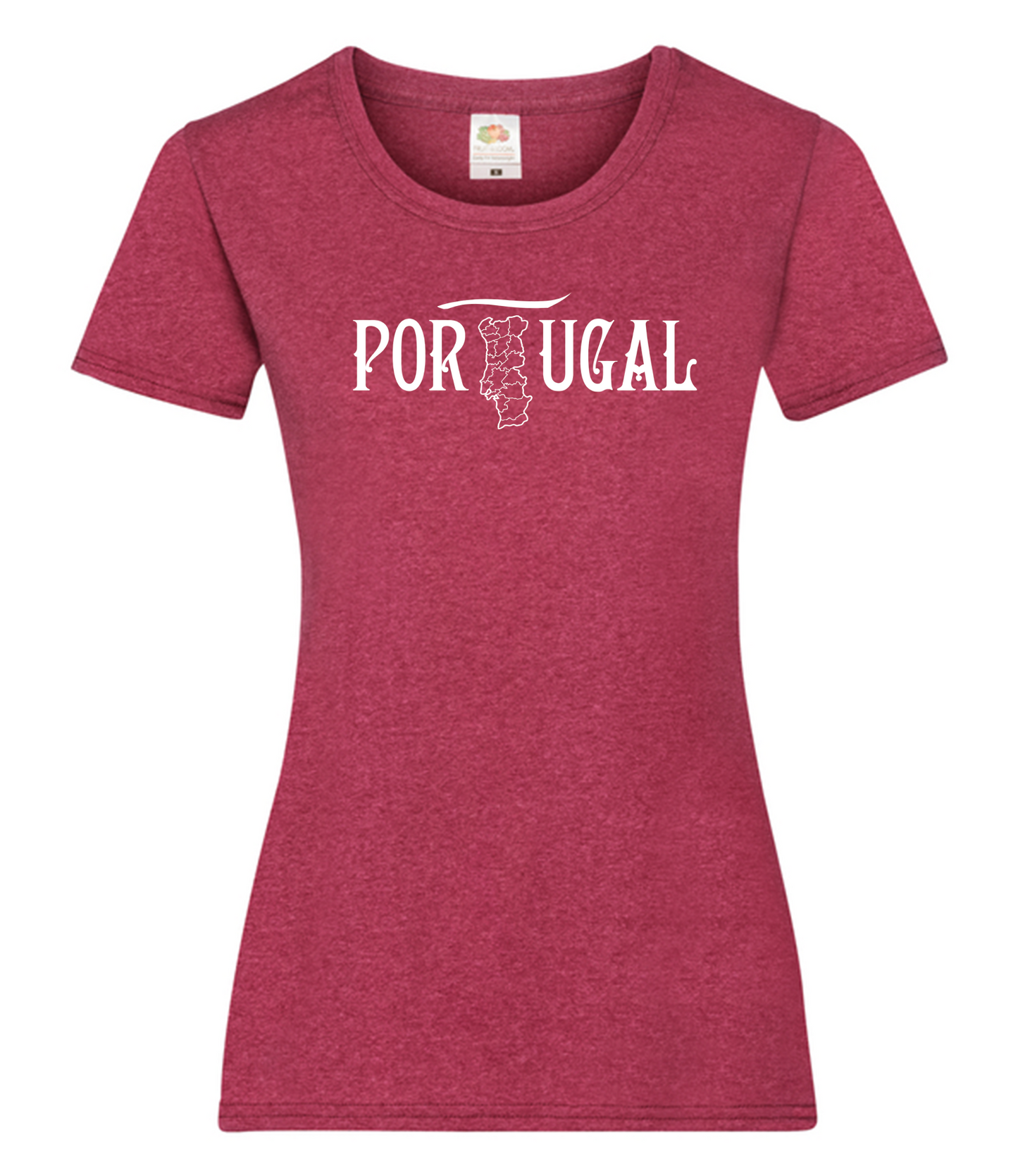 T-shirt Senhora Mapa de Portugal