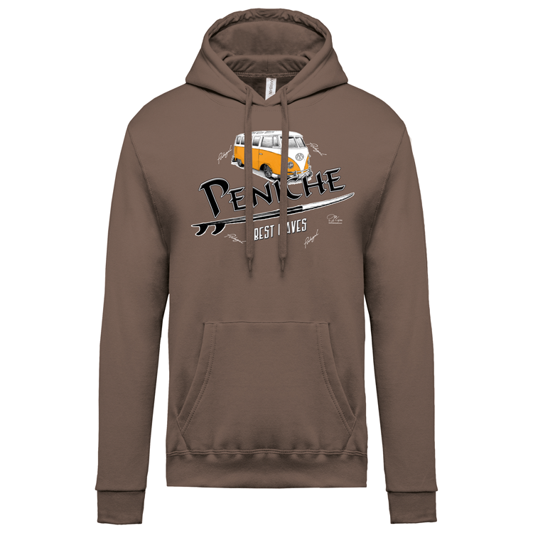Sweatshirt Kariban com Capuz Pão de Forma Peniche