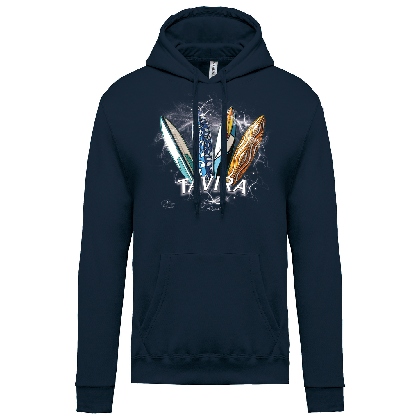 Sweatshirt Kariban com Capuz Surfboards Tavira