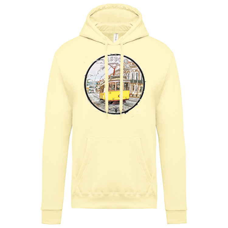 Sweatshirt Kariban com Capuz Calçada do Combro