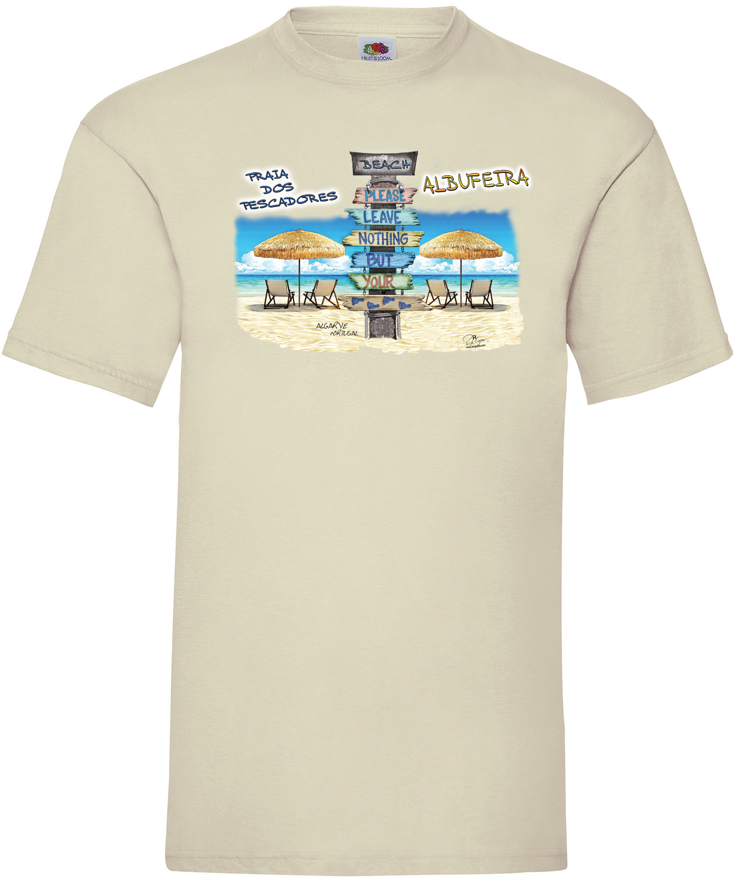 T-shirt Pegadas Albufeira