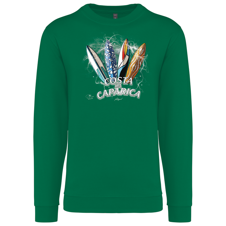 Sweatshirt Kariban sem Capuz Surfboards Costa da Caparica