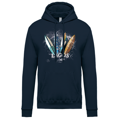 Sweatshirt Kariban com Capuz Surfboards Lagos