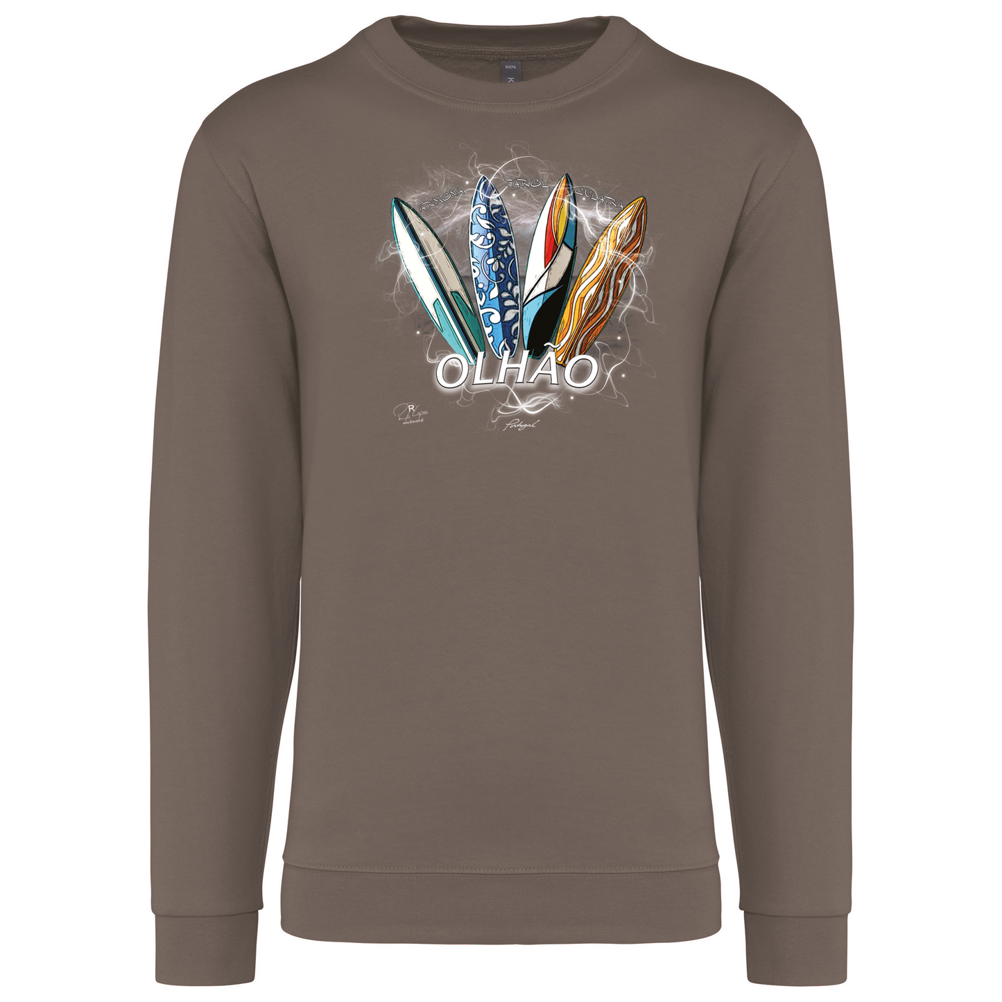 Sweatshirt Kariban sem Capuz Surfboards Olhão