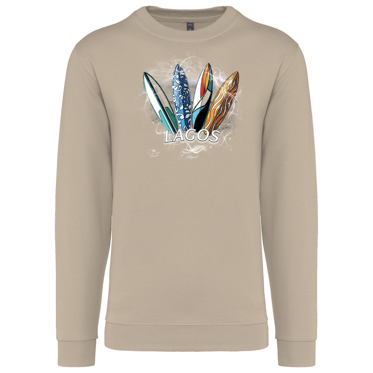 Sweatshirt Kariban sem Capuz Surfboards Lagos