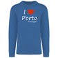 Sweatshirt Kariban sem Capuz I Love Porto